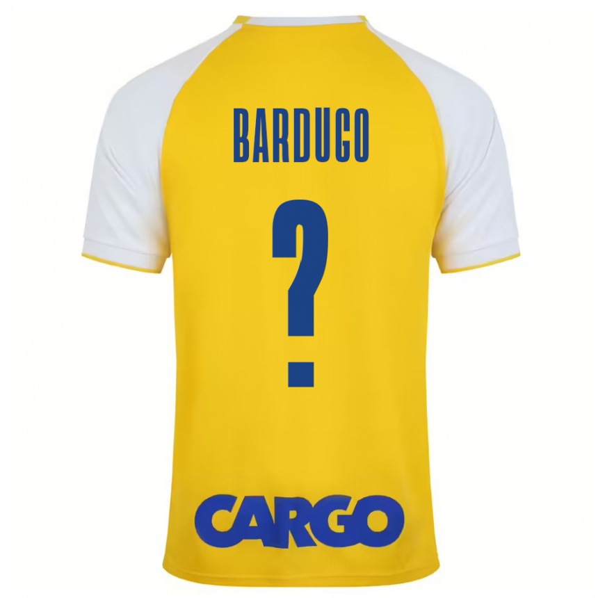 Niño Fútbol Camiseta Ori Bardugo #0 Amarillo Blanco 1ª Equipación 2024/25 Argentina