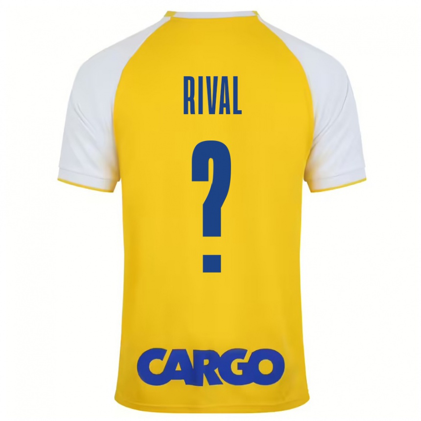 Niño Fútbol Camiseta Ran Rival #0 Amarillo Blanco 1ª Equipación 2024/25 Argentina