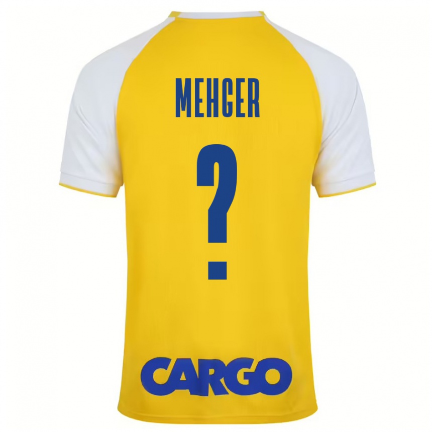 Niño Fútbol Camiseta Itay Mehger #0 Amarillo Blanco 1ª Equipación 2024/25 Argentina