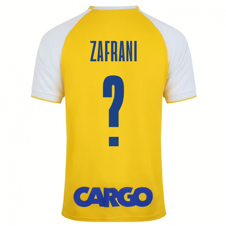 Niño Fútbol Camiseta Itay Zafrani #0 Amarillo Blanco 1ª Equipación 2024/25 Argentina