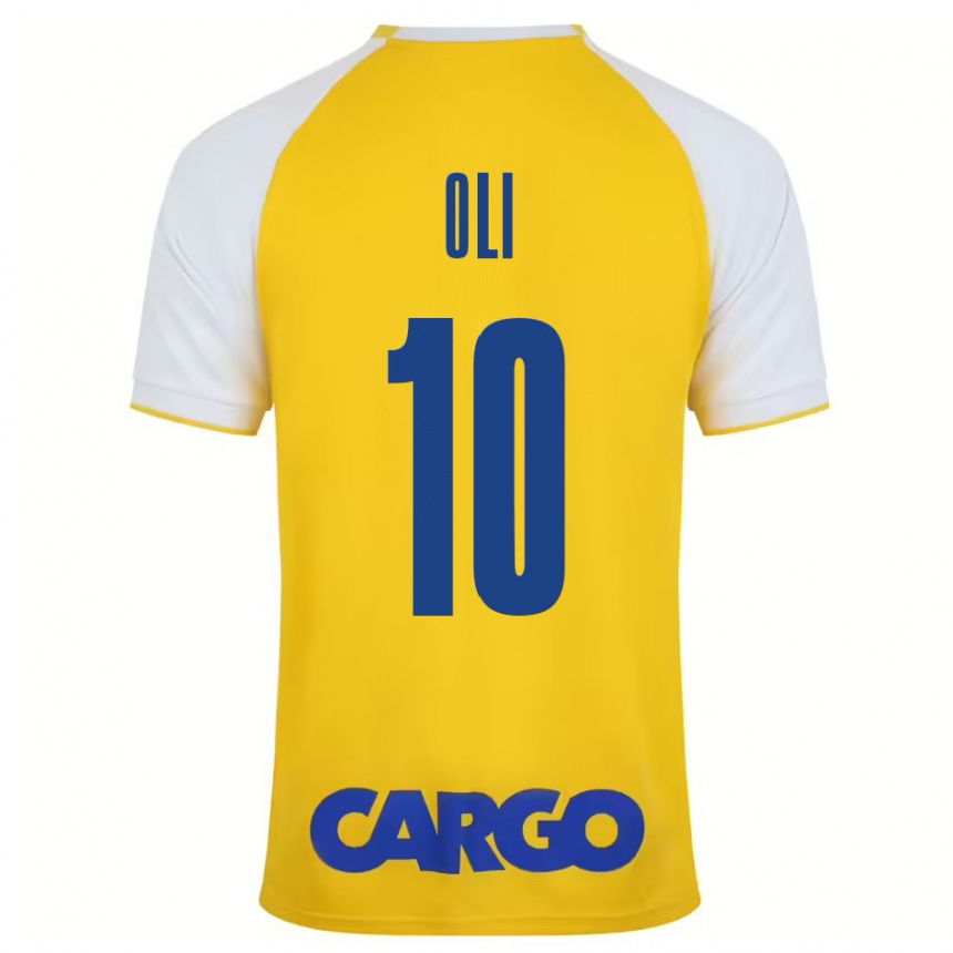 Niño Fútbol Camiseta Ido Oli #10 Amarillo Blanco 1ª Equipación 2024/25 Argentina