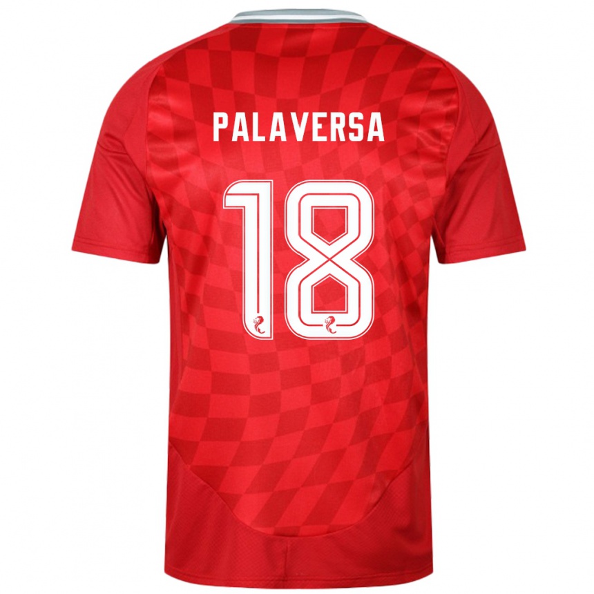 Niño Fútbol Camiseta Ante Palaversa #18 Rojo 1ª Equipación 2024/25 Argentina