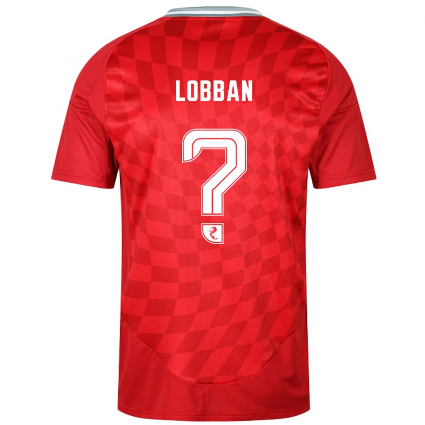 Niño Fútbol Camiseta Dylan Lobban #0 Rojo 1ª Equipación 2024/25 Argentina