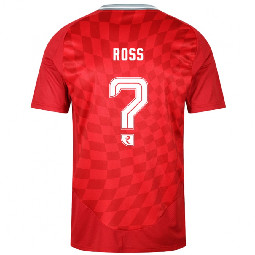 Niño Fútbol Camiseta Dylan Ross #0 Rojo 1ª Equipación 2024/25 Argentina