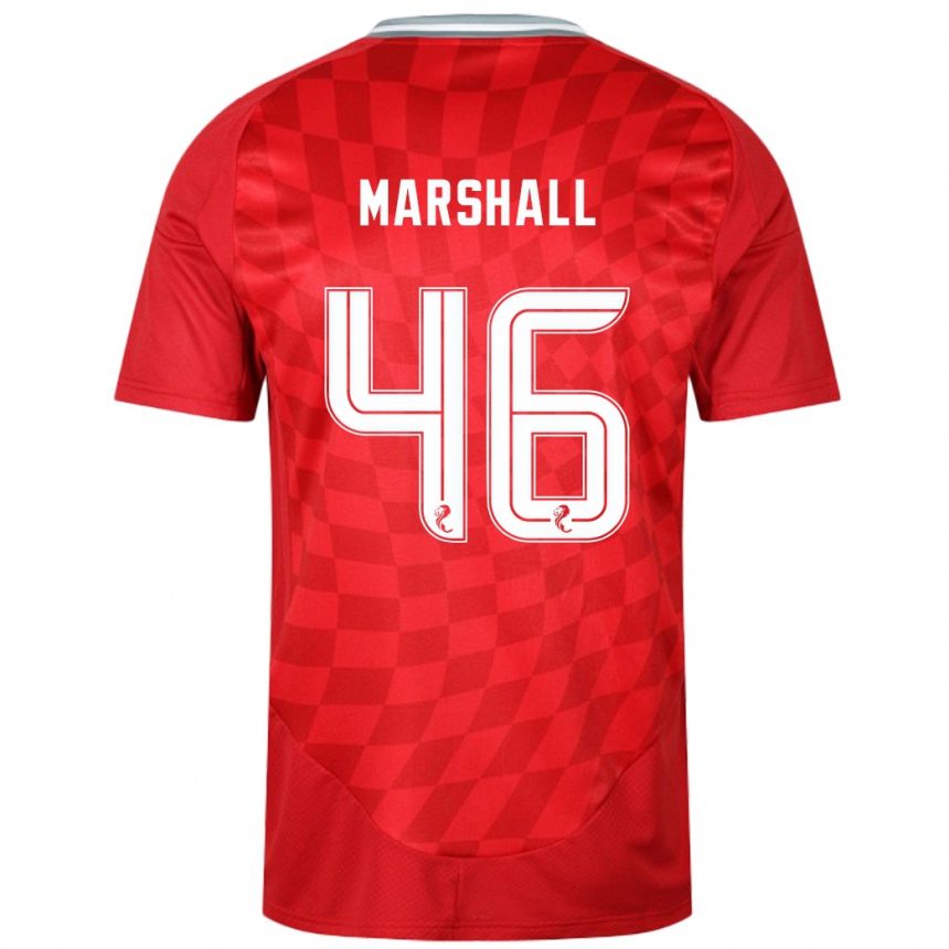 Niño Fútbol Camiseta Findlay Marshall #46 Rojo 1ª Equipación 2024/25 Argentina