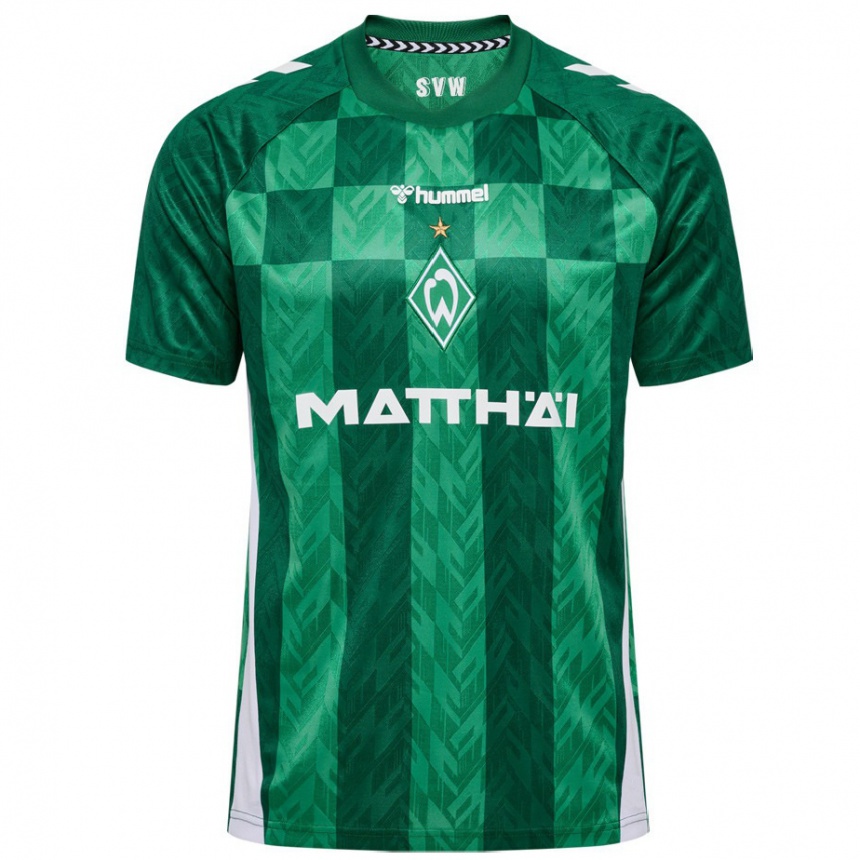 Niño Fútbol Camiseta Dennis Lütke-Frie #10 Verde 1ª Equipación 2024/25 Argentina