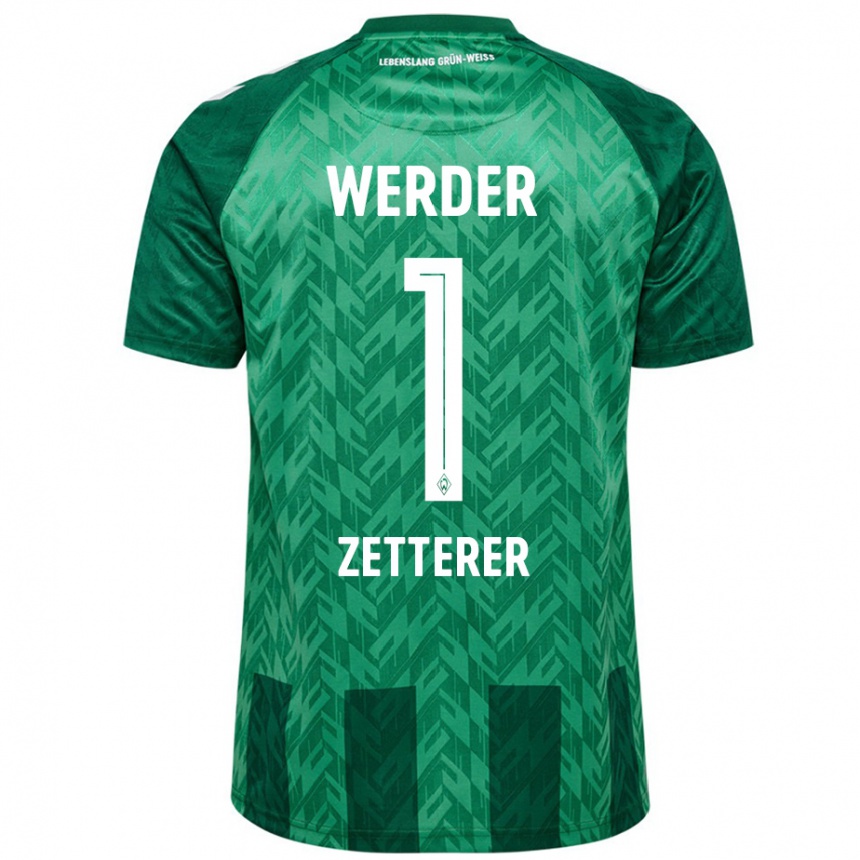 Niño Fútbol Camiseta Michael Zetterer #1 Verde 1ª Equipación 2024/25 Argentina