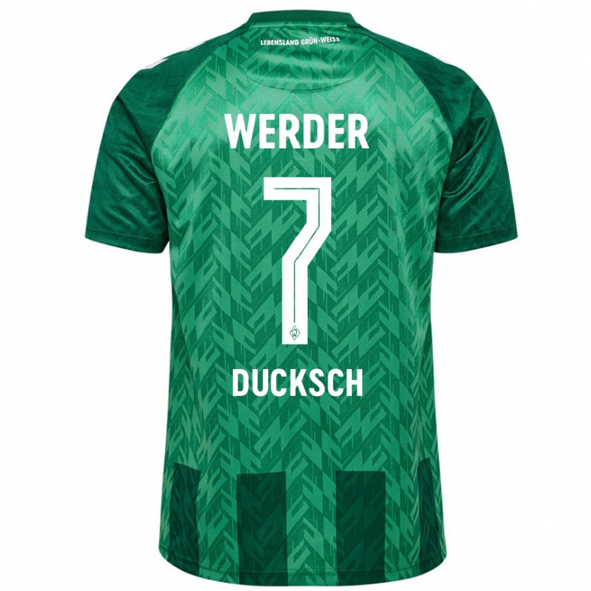 Niño Fútbol Camiseta Marvin Ducksch #7 Verde 1ª Equipación 2024/25 Argentina