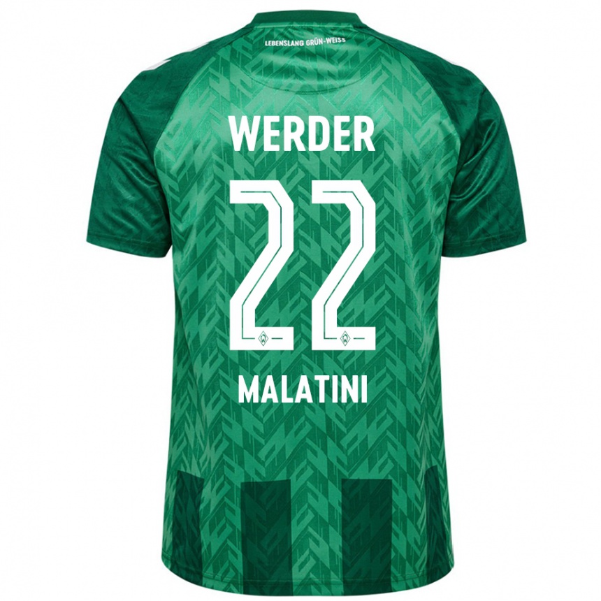 Niño Fútbol Camiseta Julián Malatini #22 Verde 1ª Equipación 2024/25 Argentina