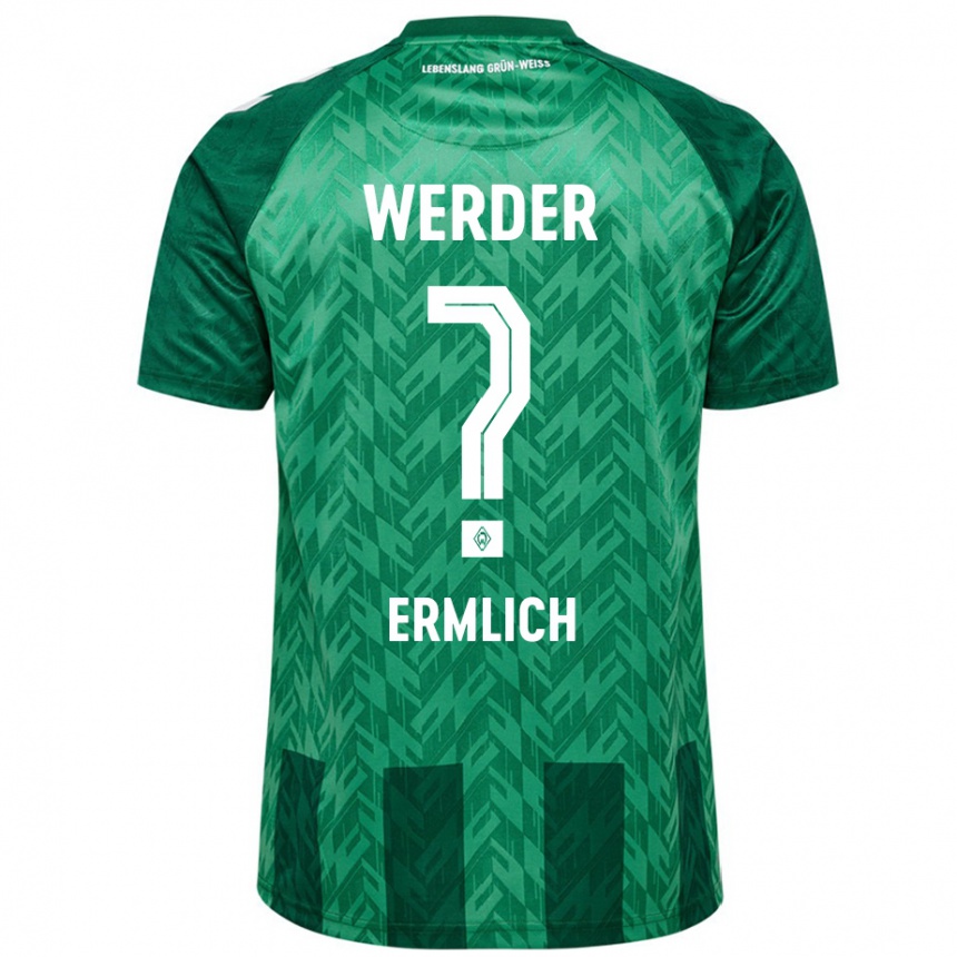 Niño Fútbol Camiseta Kjell Ermlich #0 Verde 1ª Equipación 2024/25 Argentina