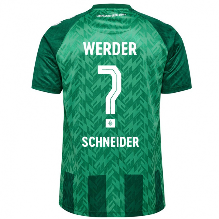 Niño Fútbol Camiseta Dieter Schneider #0 Verde 1ª Equipación 2024/25 Argentina