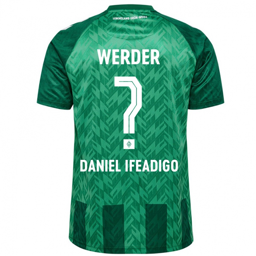 Niño Fútbol Camiseta Kamsiyonna Daniel Ifeadigo #0 Verde 1ª Equipación 2024/25 Argentina