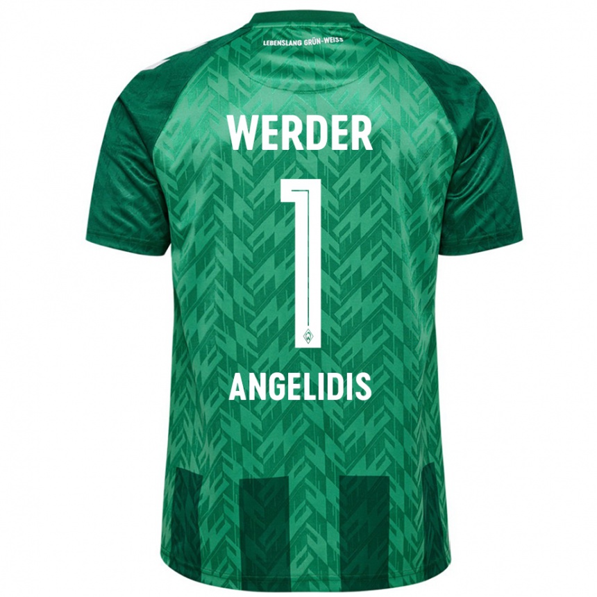 Niño Fútbol Camiseta Spyros Angelidis #1 Verde 1ª Equipación 2024/25 Argentina