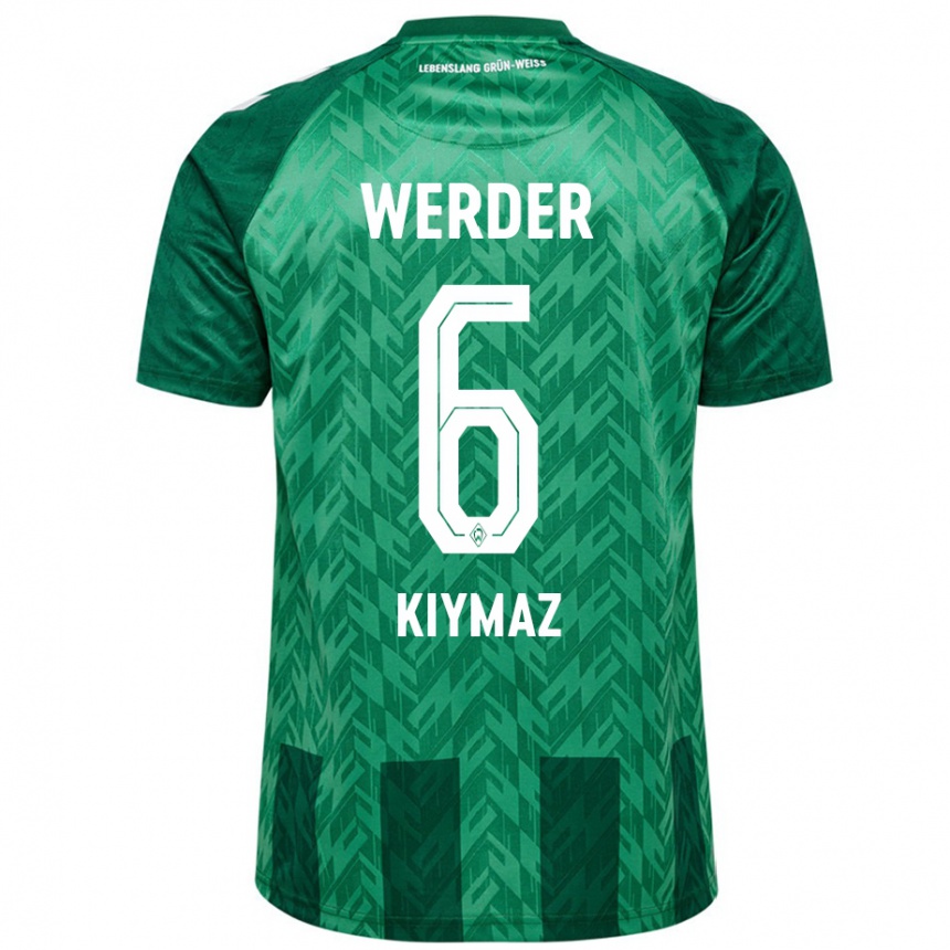 Niño Fútbol Camiseta Anil Kiymaz #6 Verde 1ª Equipación 2024/25 Argentina