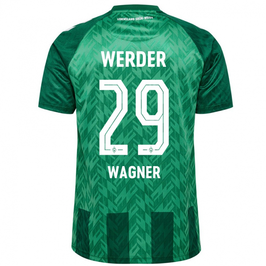 Niño Fútbol Camiseta Paul Wagner #29 Verde 1ª Equipación 2024/25 Argentina