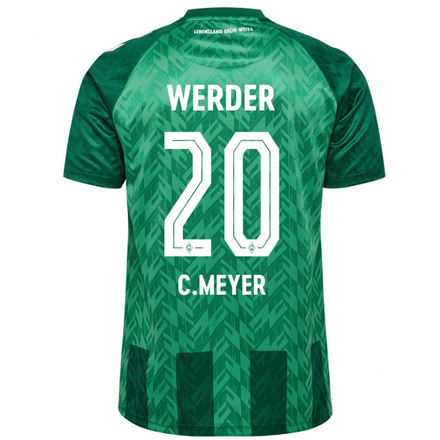 Niño Fútbol Camiseta Christin Meyer #20 Verde 1ª Equipación 2024/25 Argentina