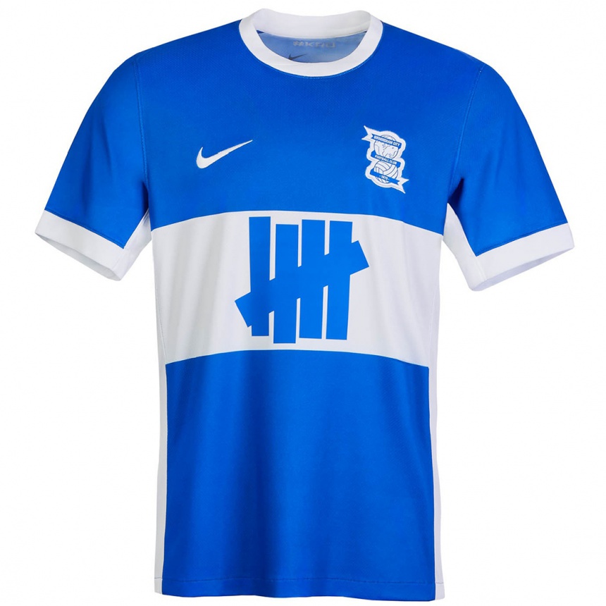 Niño Fútbol Camiseta Kieran Wakefield #0 Azul Blanco 1ª Equipación 2024/25 Argentina