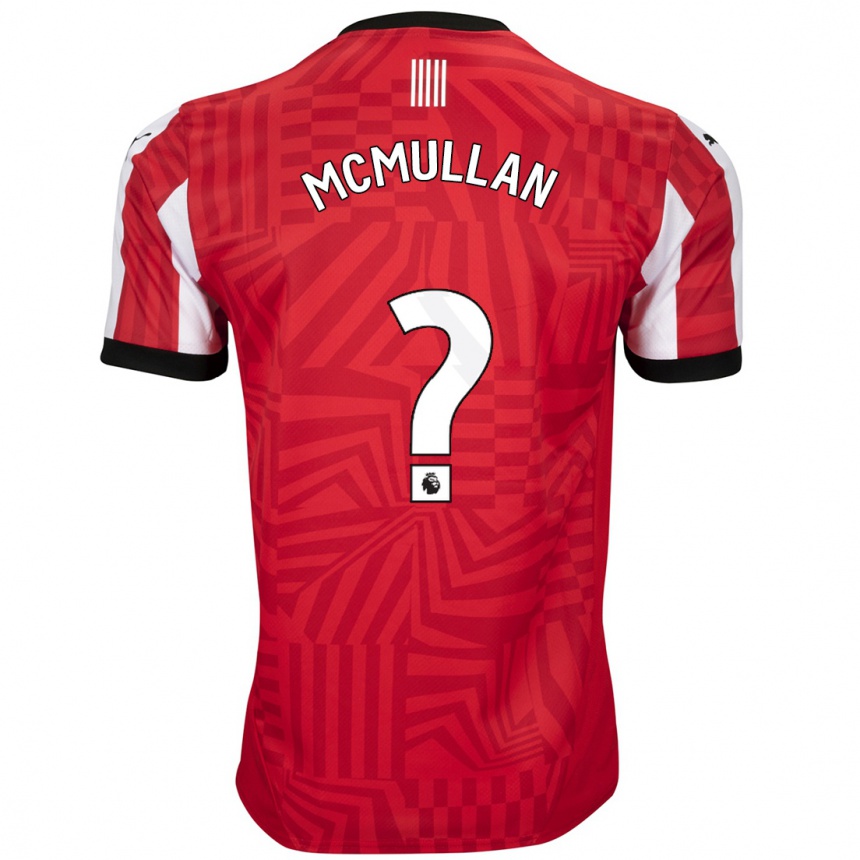 Niño Fútbol Camiseta Korban Mcmullan #0 Rojo Blanco 1ª Equipación 2024/25 Argentina