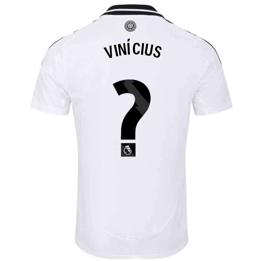 Niño Fútbol Camiseta Carlos Vinícius #0 Blanco 1ª Equipación 2024/25 Argentina