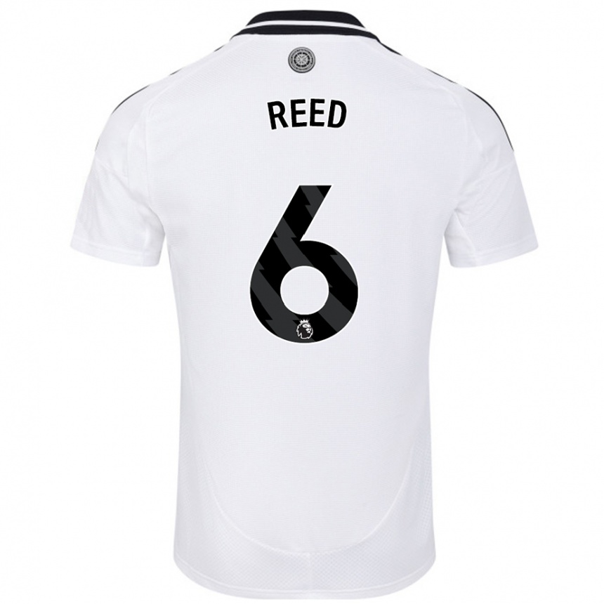 Niño Fútbol Camiseta Harrison Reed #6 Blanco 1ª Equipación 2024/25 Argentina