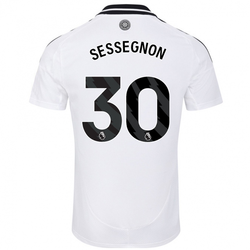 Niño Fútbol Camiseta Ryan Sessegnon #30 Blanco 1ª Equipación 2024/25 Argentina