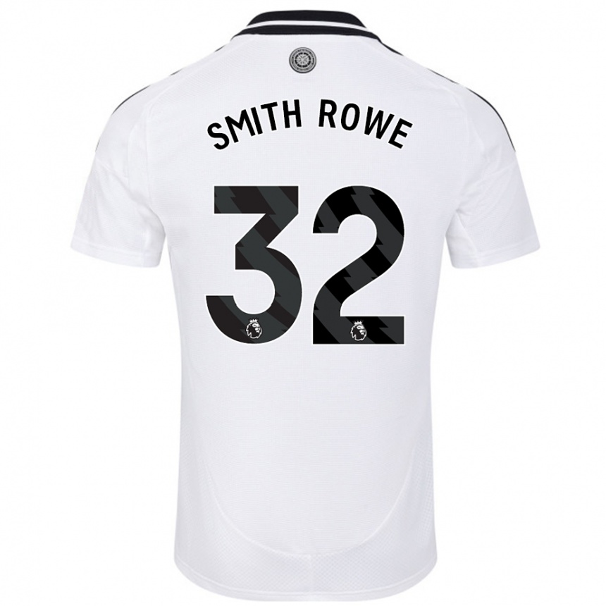 Niño Fútbol Camiseta Emile Smith Rowe #32 Blanco 1ª Equipación 2024/25 Argentina