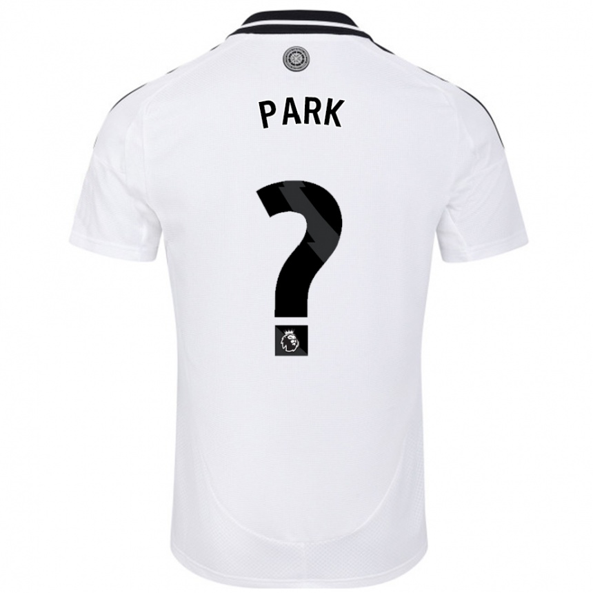 Niño Fútbol Camiseta Damon Park #0 Blanco 1ª Equipación 2024/25 Argentina