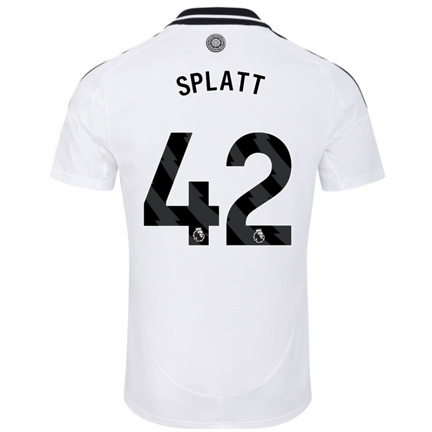 Niño Fútbol Camiseta Delano Splatt #42 Blanco 1ª Equipación 2024/25 Argentina