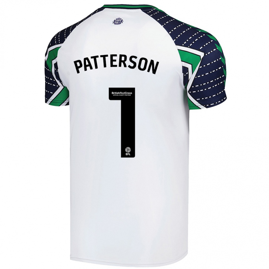 Niño Fútbol Camiseta Anthony Patterson #1 Blanco 2ª Equipación 2024/25 Argentina