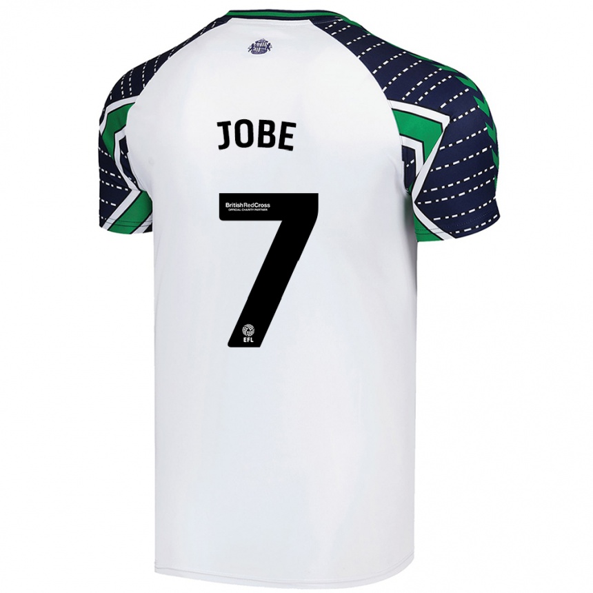 Niño Fútbol Camiseta Jobe Bellingham #7 Blanco 2ª Equipación 2024/25 Argentina