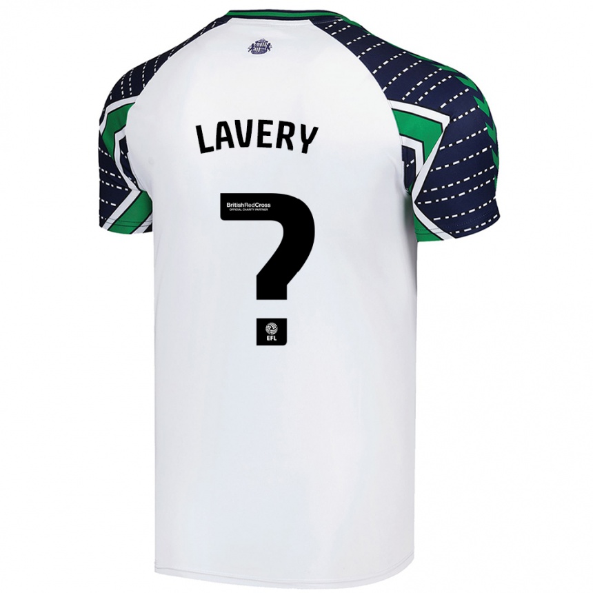 Niño Fútbol Camiseta Thomas Lavery #0 Blanco 2ª Equipación 2024/25 Argentina