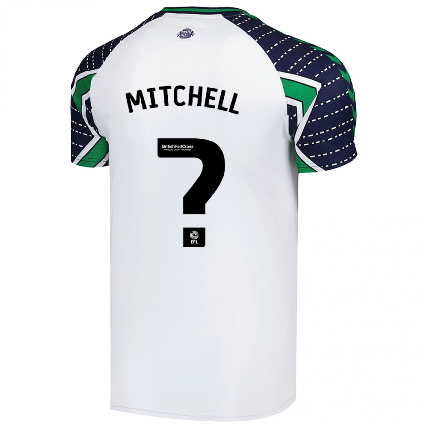 Niño Fútbol Camiseta Cuba Mitchell #0 Blanco 2ª Equipación 2024/25 Argentina