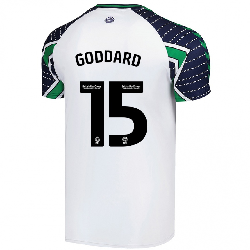 Niño Fútbol Camiseta Amy Goddard #15 Blanco 2ª Equipación 2024/25 Argentina