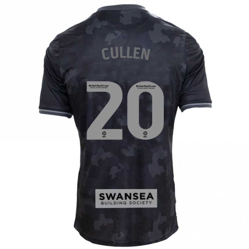 Niño Fútbol Camiseta Liam Cullen #20 Negro 2ª Equipación 2024/25 Argentina