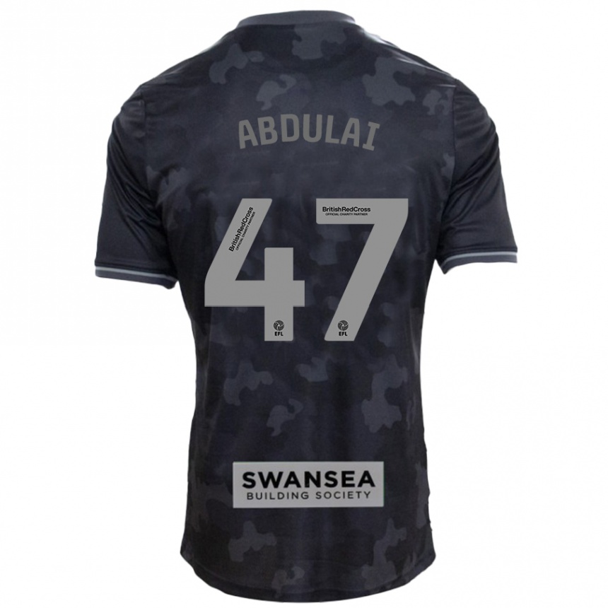 Niño Fútbol Camiseta Azeem Abdulai #47 Negro 2ª Equipación 2024/25 Argentina