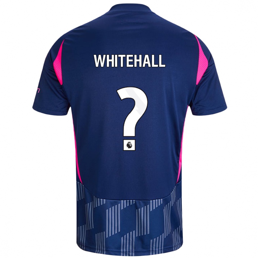 Niño Fútbol Camiseta Archie Whitehall #0 Azul Real Rosa 2ª Equipación 2024/25 Argentina