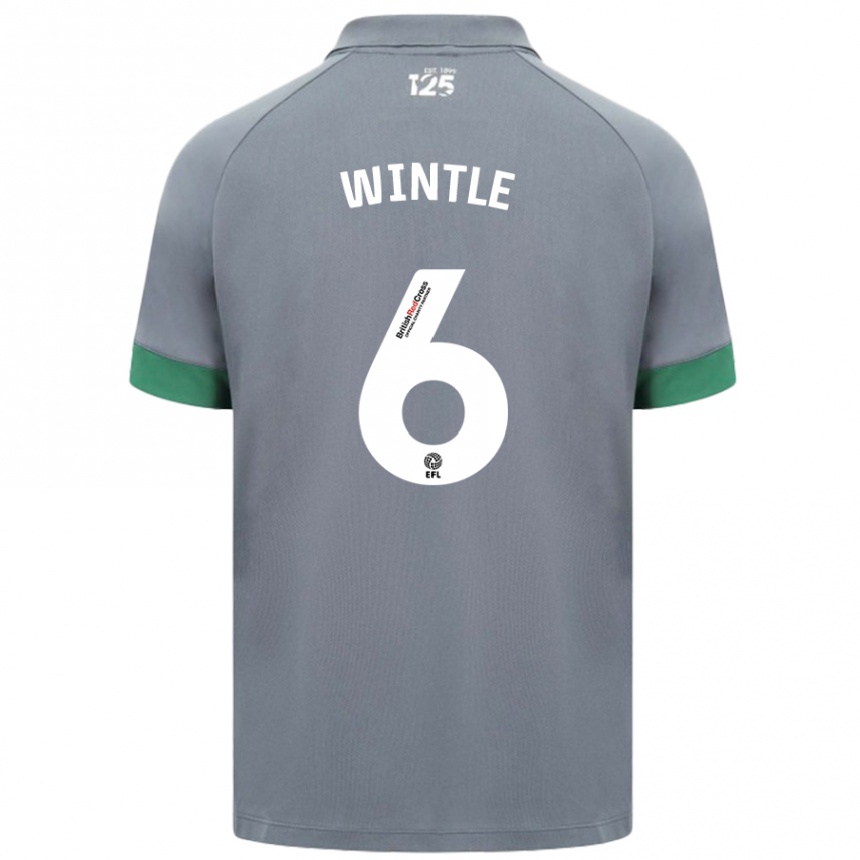 Niño Fútbol Camiseta Ryan Wintle #6 Gris Oscuro 2ª Equipación 2024/25 Argentina