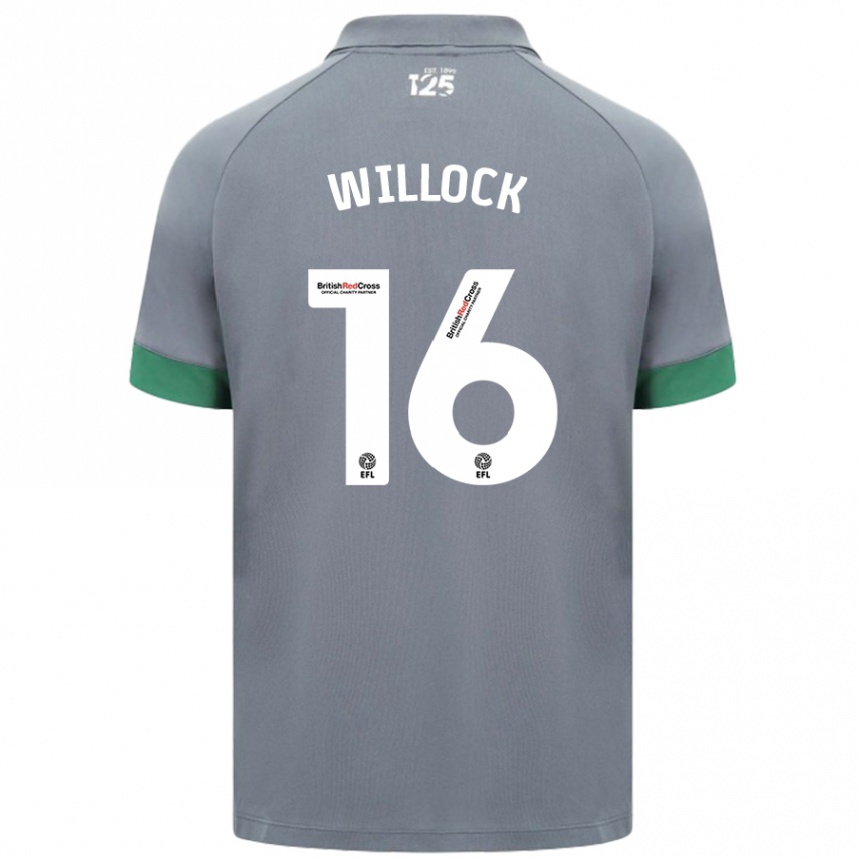 Niño Fútbol Camiseta Chris Willock #16 Gris Oscuro 2ª Equipación 2024/25 Argentina