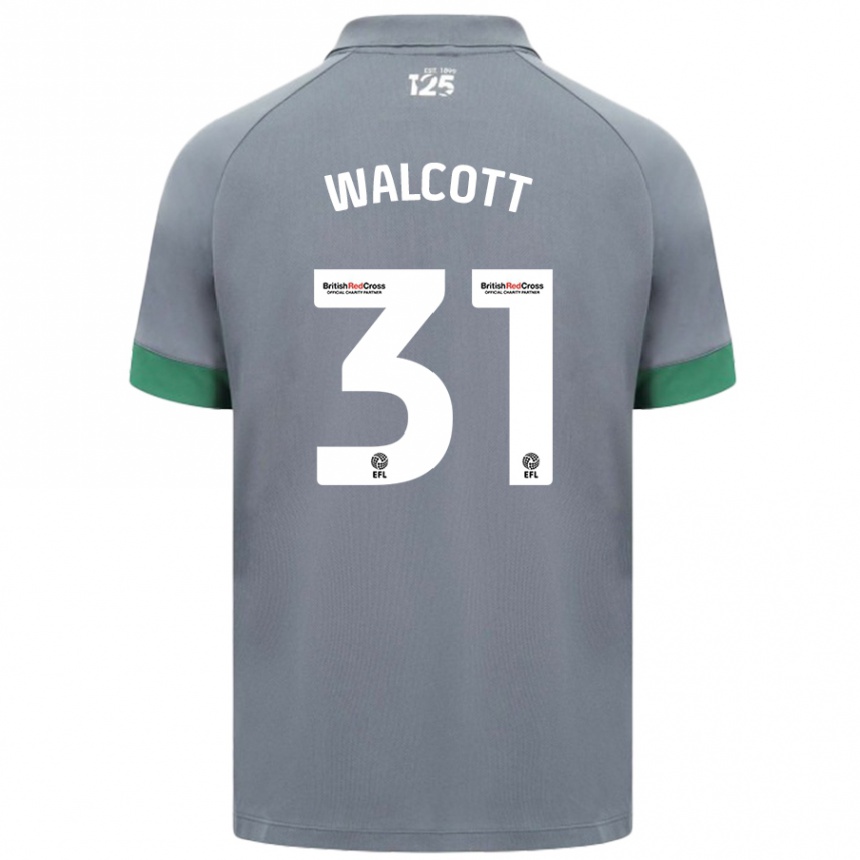 Niño Fútbol Camiseta Malachi Fagan Walcott #31 Gris Oscuro 2ª Equipación 2024/25 Argentina