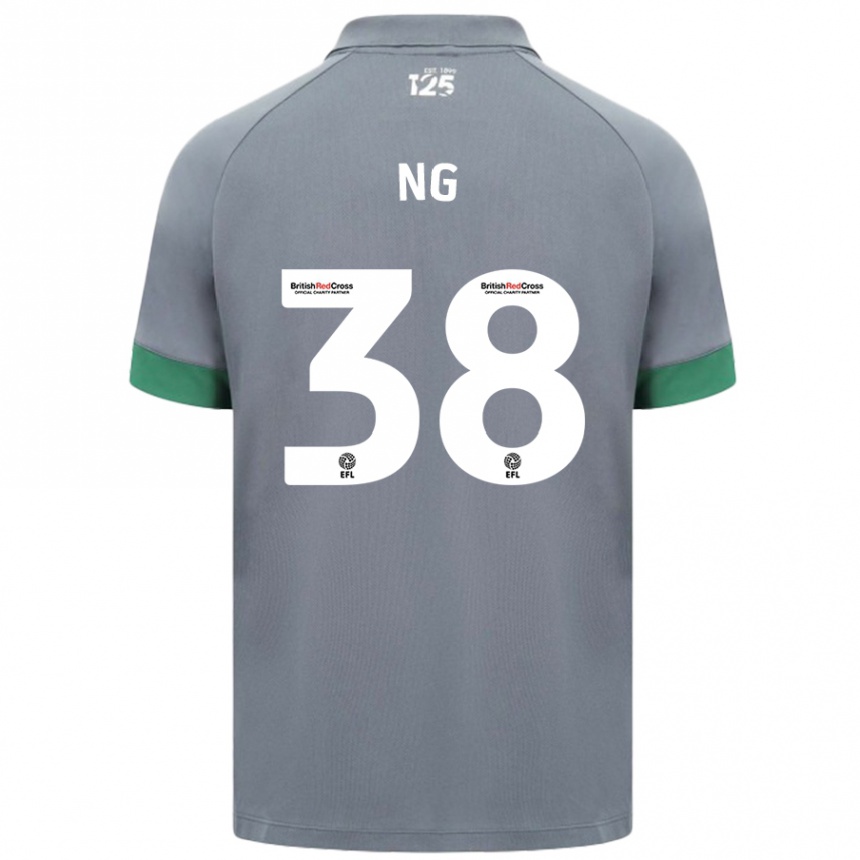 Niño Fútbol Camiseta Perry Ng #38 Gris Oscuro 2ª Equipación 2024/25 Argentina