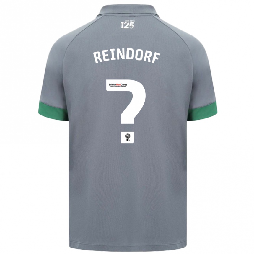 Niño Fútbol Camiseta Michael Reindorf #0 Gris Oscuro 2ª Equipación 2024/25 Argentina