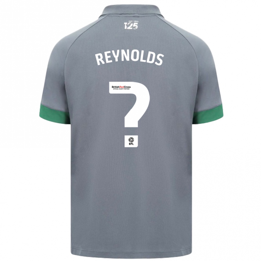 Niño Fútbol Camiseta Oliver Reynolds #0 Gris Oscuro 2ª Equipación 2024/25 Argentina