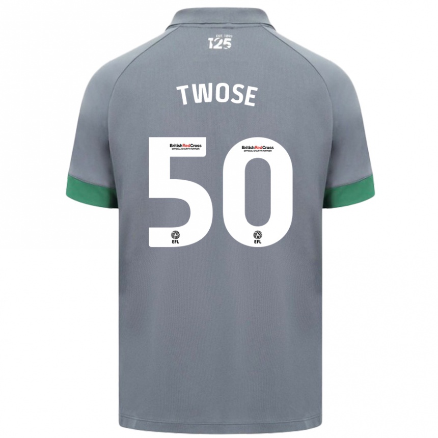 Niño Fútbol Camiseta Cody Twose #50 Gris Oscuro 2ª Equipación 2024/25 Argentina