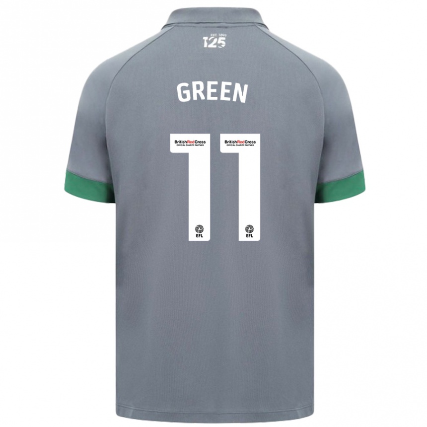 Niño Fútbol Camiseta Danielle Green #11 Gris Oscuro 2ª Equipación 2024/25 Argentina