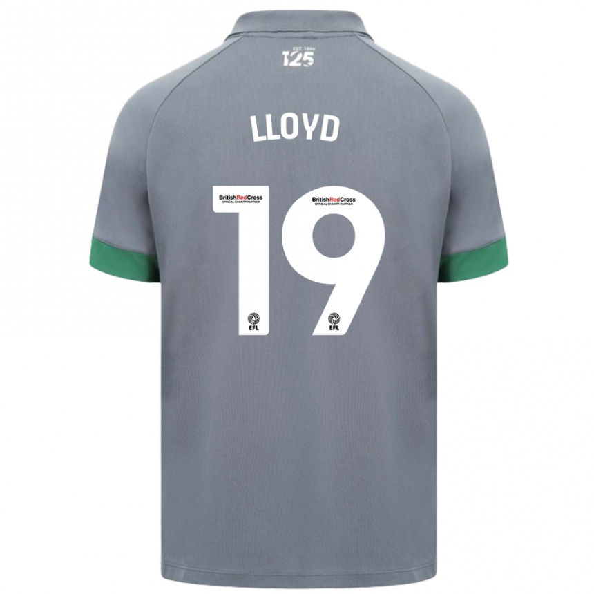 Niño Fútbol Camiseta Madison Lloyd #19 Gris Oscuro 2ª Equipación 2024/25 Argentina