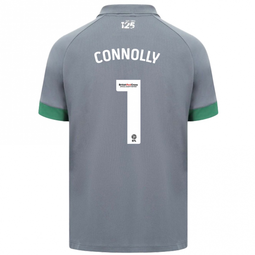 Niño Fútbol Camiseta Daisy Connolly #1 Gris Oscuro 2ª Equipación 2024/25 Argentina