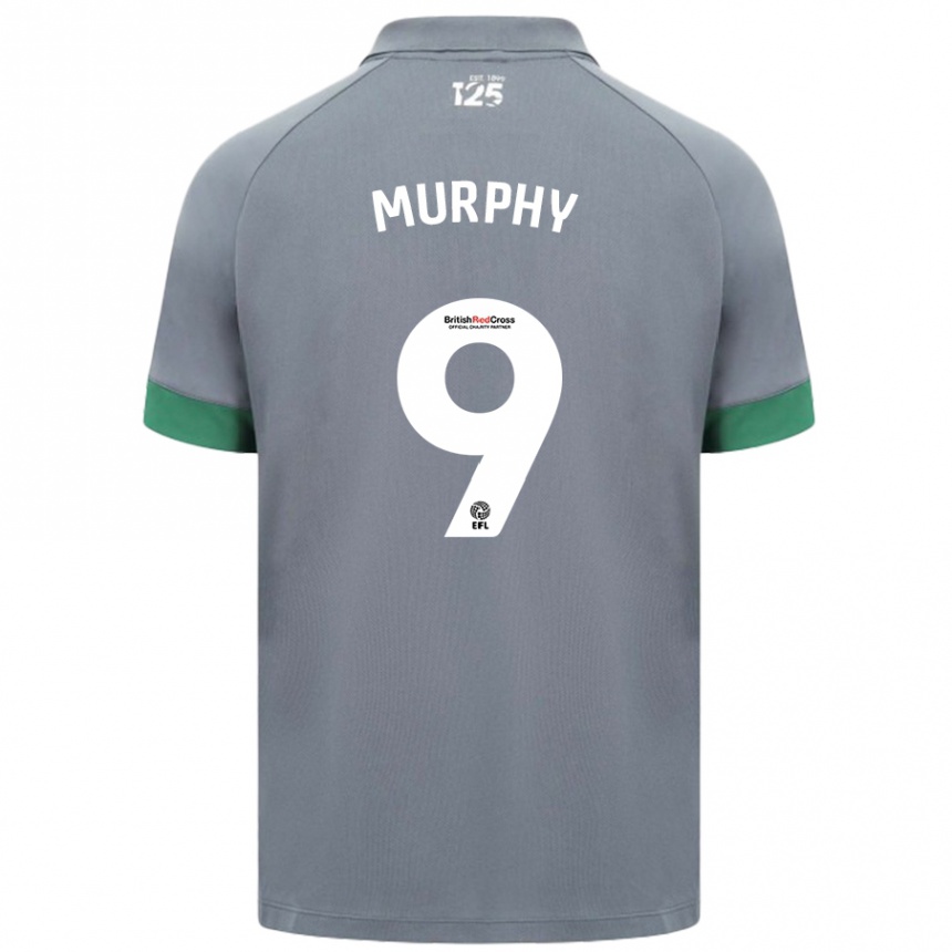 Niño Fútbol Camiseta Alana Murphy #9 Gris Oscuro 2ª Equipación 2024/25 Argentina