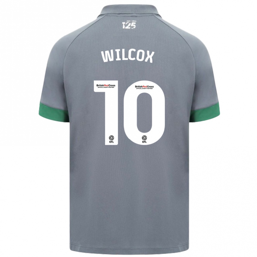 Niño Fútbol Camiseta Danielle Wilcox #10 Gris Oscuro 2ª Equipación 2024/25 Argentina