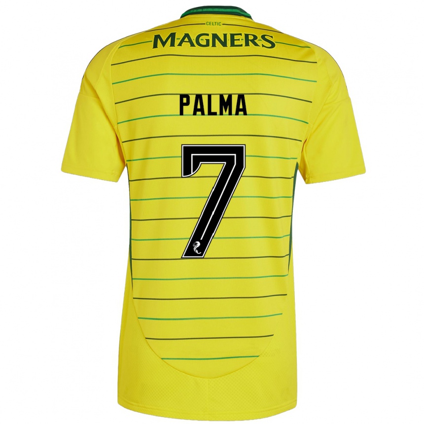 Niño Fútbol Camiseta Luis Palma #7 Amarillo 2ª Equipación 2024/25 Argentina