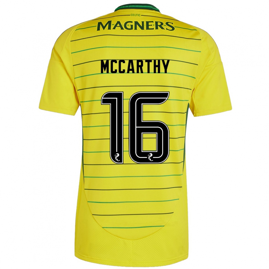 Niño Fútbol Camiseta James Mccarthy #16 Amarillo 2ª Equipación 2024/25 Argentina